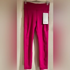 NWT Size 4 Lululemon Invigorate HR Tight 25" RIPR